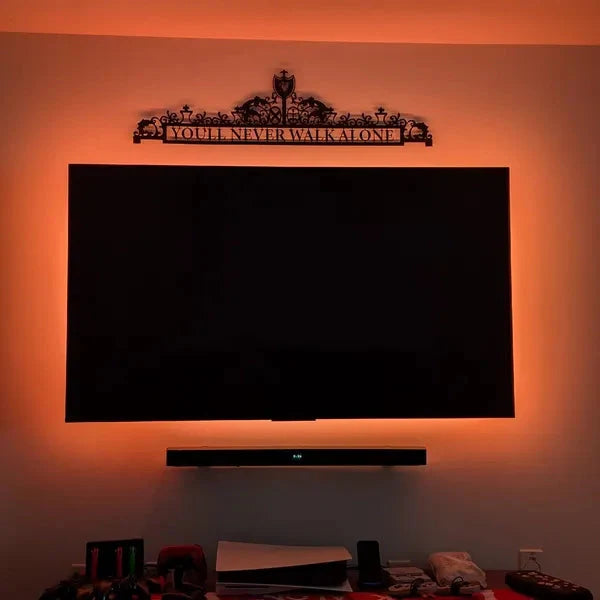 Liverpool Metal Wall Art – “You’ll Never Walk Alone”