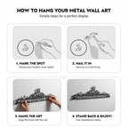 Liverpool Metal Wall Art – “You’ll Never Walk Alone”