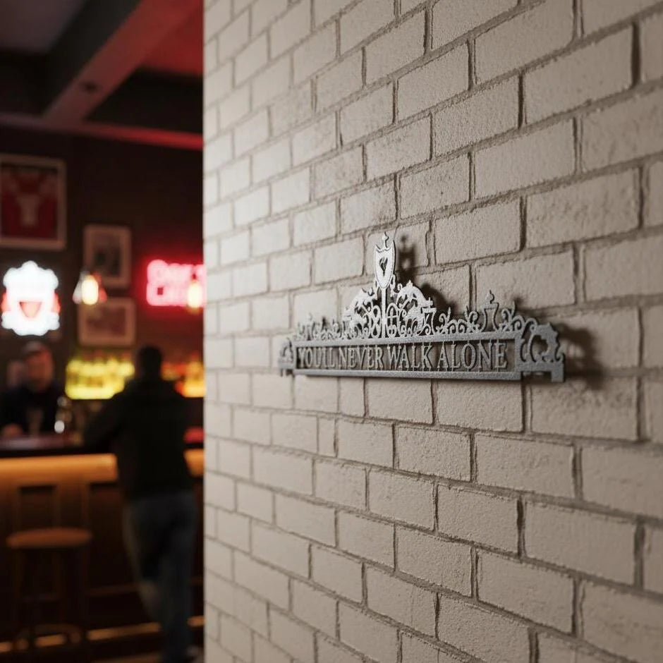 Liverpool Metal Wall Art – “You’ll Never Walk Alone”