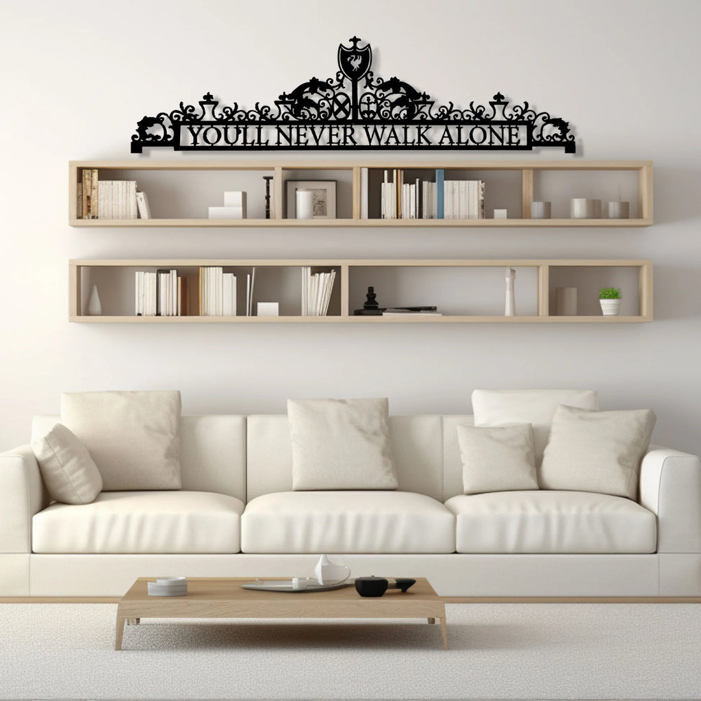 Liverpool Metal Wall Art – “You’ll Never Walk Alone”