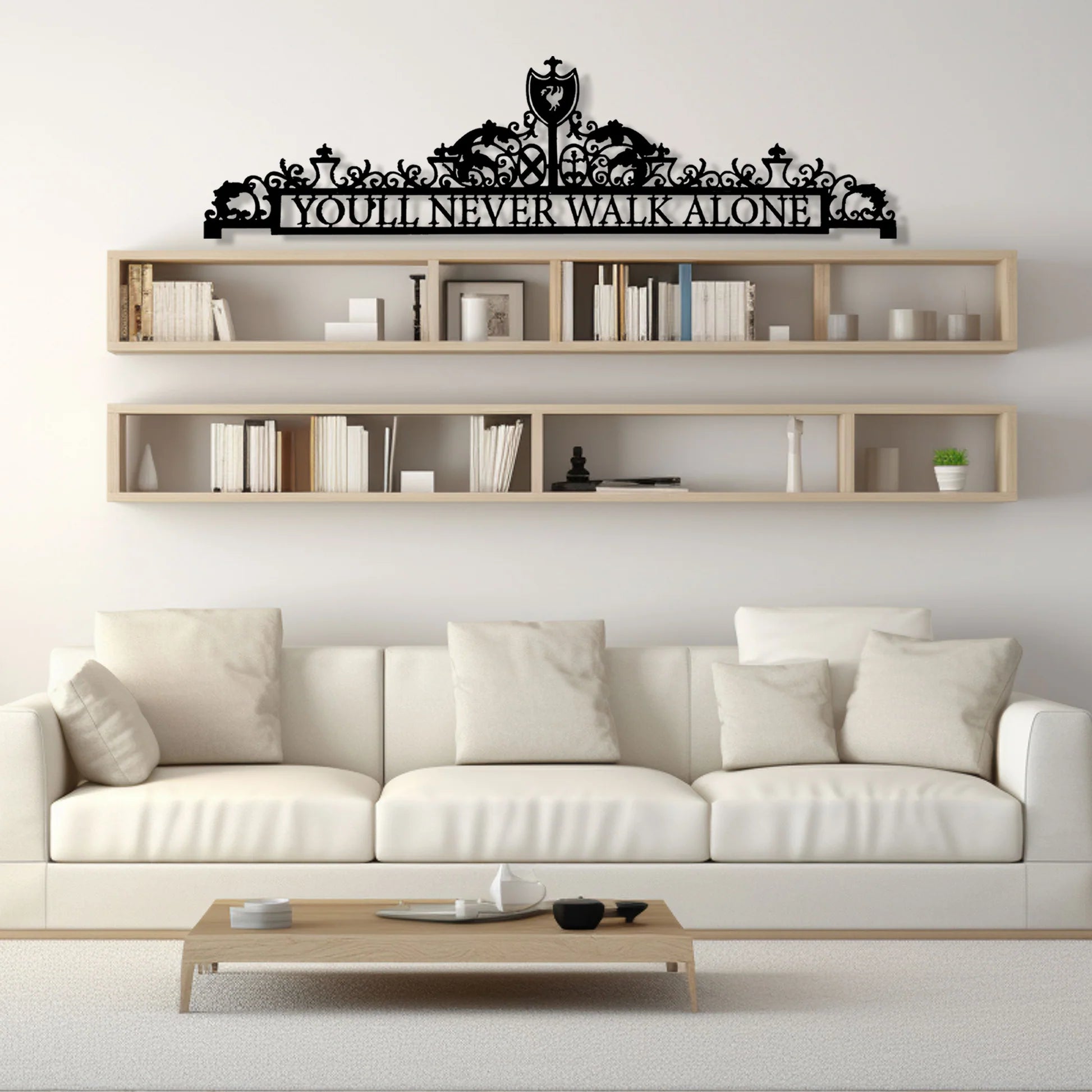 Liverpool Metal Wall Art – “You’ll Never Walk Alone”