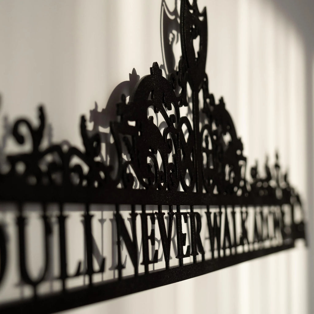 Liverpool Metal Wall Art – “You’ll Never Walk Alone”