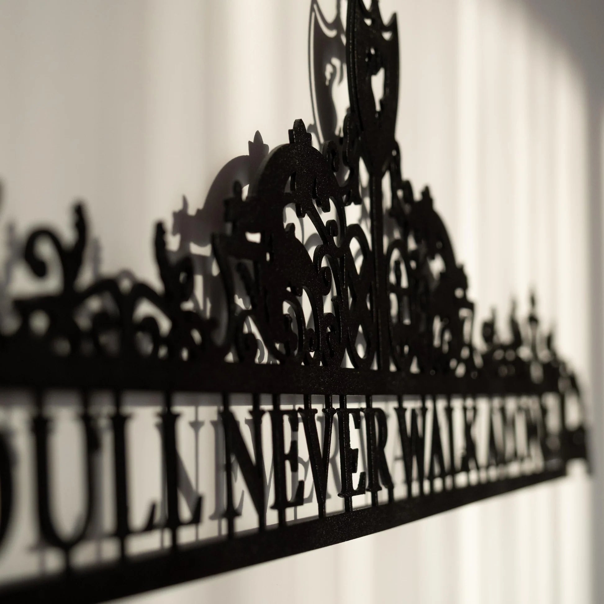 Liverpool Metal Wall Art – “You’ll Never Walk Alone”