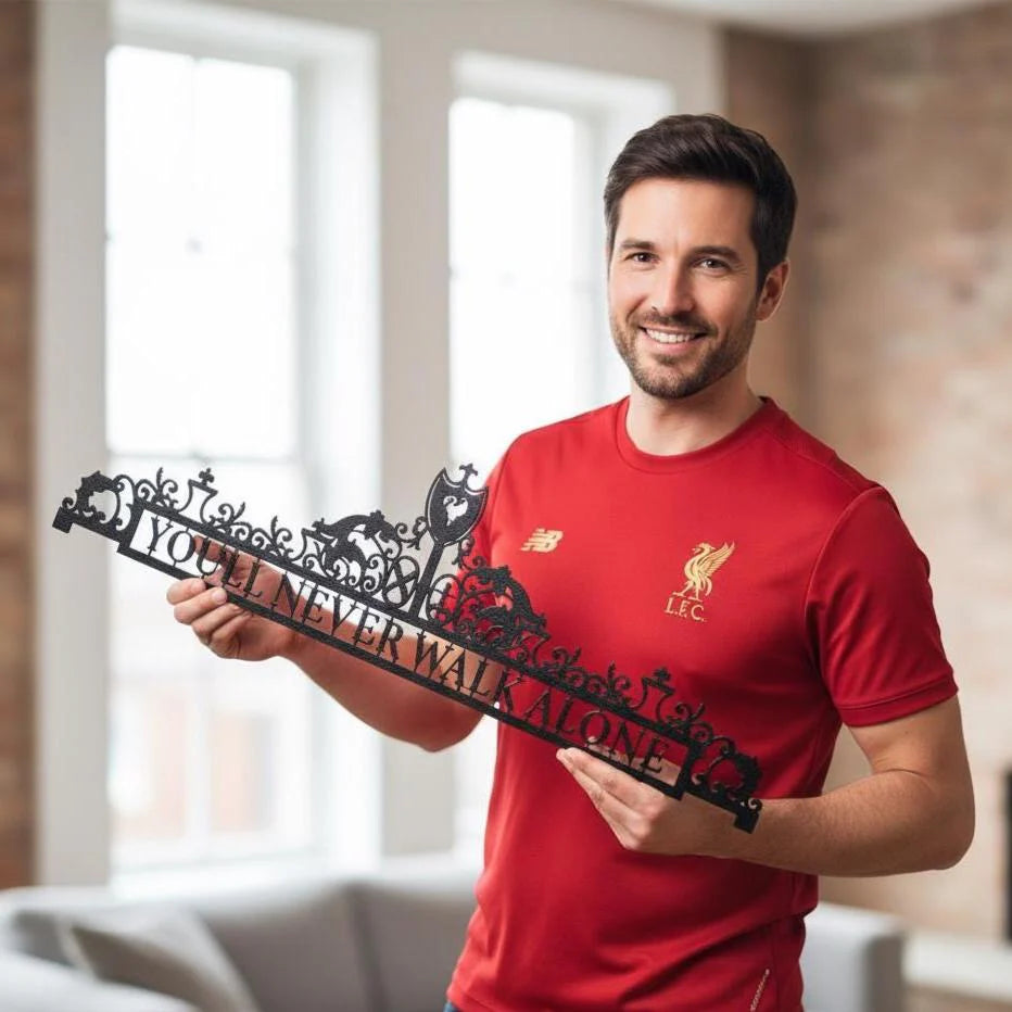 Liverpool Metal Wall Art – “You’ll Never Walk Alone”