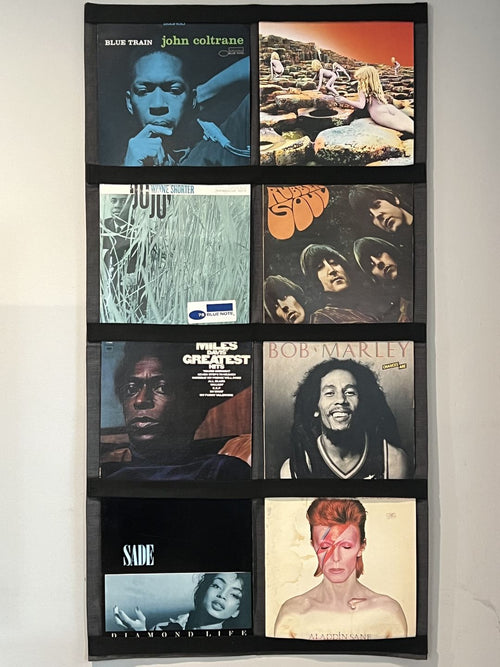 RecordDecor Record Display Rack - Wall Mount Album Cover Display Set