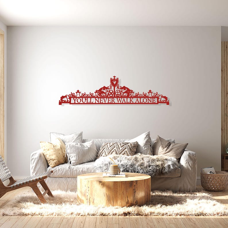 Liverpool Metal Wall Art – “You’ll Never Walk Alone”