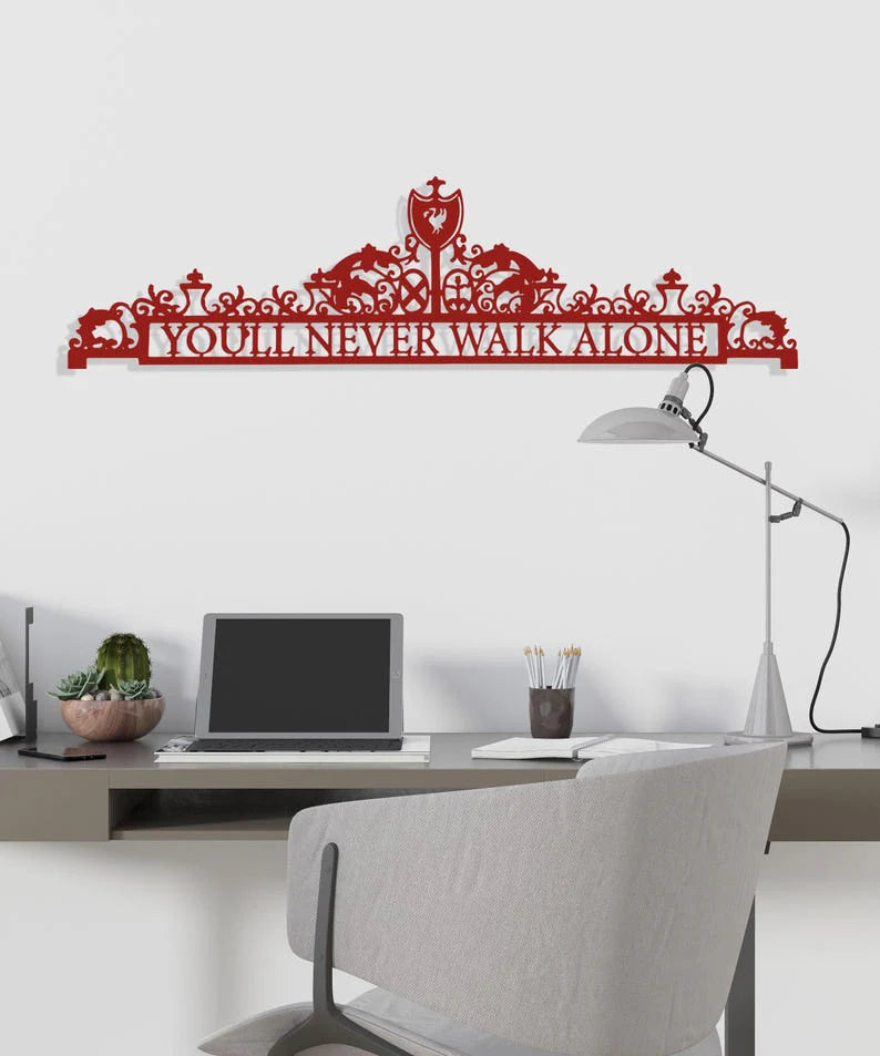 Liverpool Metal Wall Art – “You’ll Never Walk Alone”