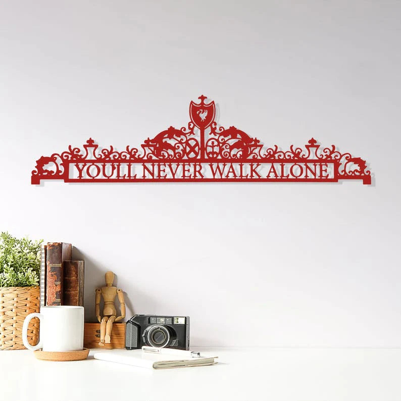 Liverpool Metal Wall Art – “You’ll Never Walk Alone”