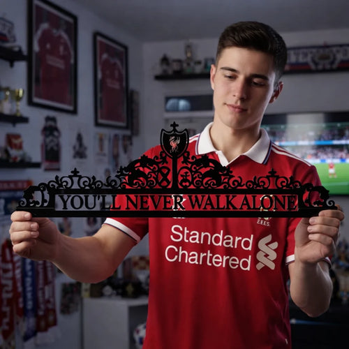 Liverpool Metal Wall Art – “You’ll Never Walk Alone”